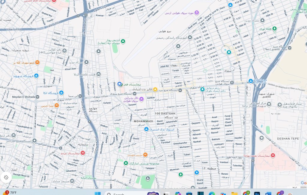 دکتر لاغری در محله نیروی هوایی، شکوفه و ابوذز 
